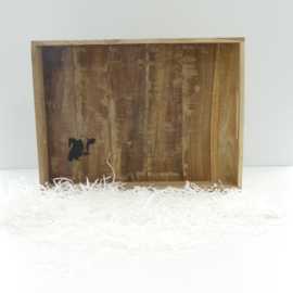 koe dienblad teak hout