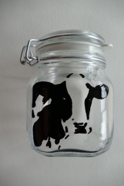 Jar with cow (small)