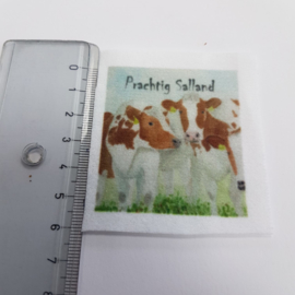 Koeien Salland stofje 5 cm