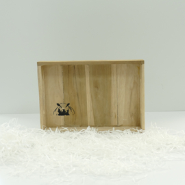 Haan / kip dienblad teak hout