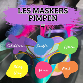 Les: Maskers maken. Op school of na schools aanbod