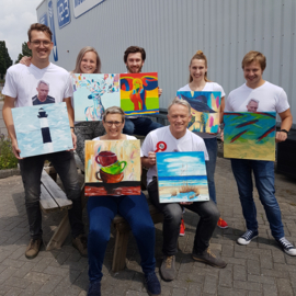 Workshop schilderen (steigerhout of canvas) in Raalte