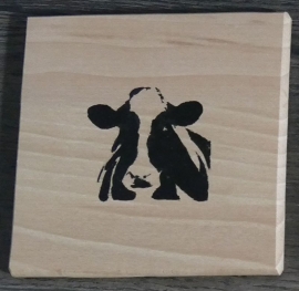 Cow span wood coasters.