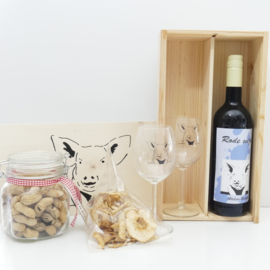 Cadeau geschenken pakket varkens