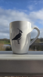 Mok kievit (groot) zwart wit