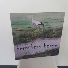 wenskaart: bernsbern berne (kleinkind geboren)