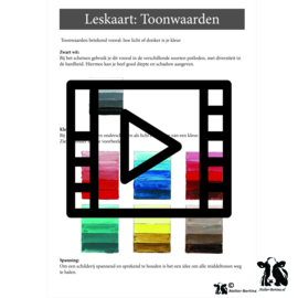 Les live /tutorial: toonwaarden acryl schilderen