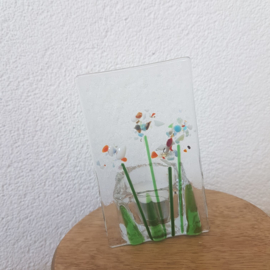 Sfeerlichtje bloemen glasfusion