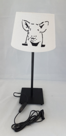 Varken lamp met ronde poot