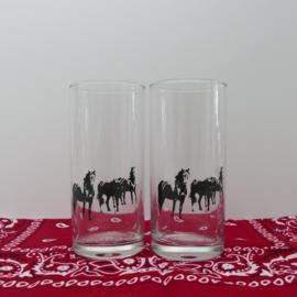 Paarden longdrinkglas