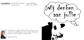 wenskaart: wij denken aan jullie