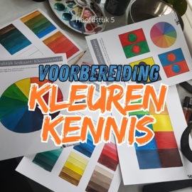Praktische basis acryl schilderen (fysiek kennisboek, tutorials en fysieke werkbladen boek)
