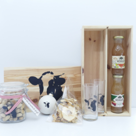 Koe kerst geschenken / cadeau pakket