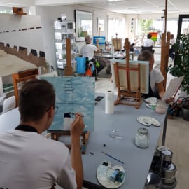 Zaterdag 1 oktober 2022: workshop acryl schilderen in Raalte