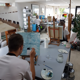 Vrijdag 5 april 2024: workshop acryl schilderen in Raalte