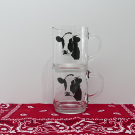 Koeien theeglas