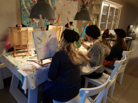 Resultaten: 6 april 2018 op locatie schilder workshop voor vriendinnen