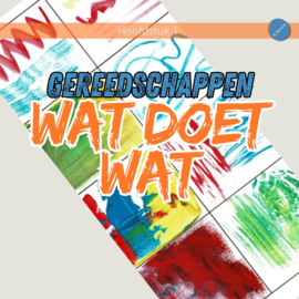 Praktische basis acryl schilderen (fysiek kennisboek, tutorials en fysieke werkbladen boek)