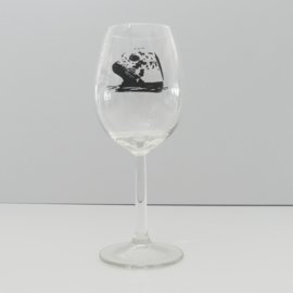 Zeehond wijnglas