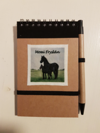 Notitie boekje fries paard (Moai Fryslân)