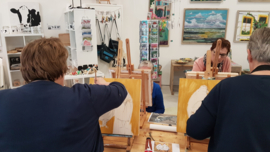 Vrijdag 6 oktober 2023 workshop acryl schilderen in Raalte