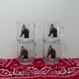 Paarden theeglas