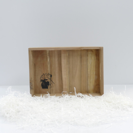 Haan / kip dienblad teak hout
