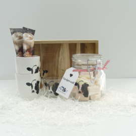 Koeien geschenken/cadeau pakket