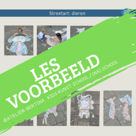 Les: Pleinart / straatkunst. Op school of na schoolsaanbod