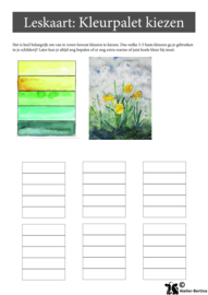 Stap voor stap tutorial: kleurenpallet kiezen aquarelverf