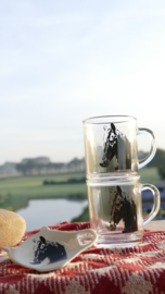 Paarden theeservies set 2 personen