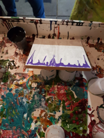 Resultaten acryl giet workshop te collendoorn 14 mei 2019