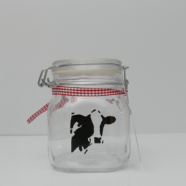 Jar with cow (small)