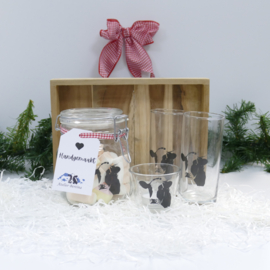 Koe kerst geschenken / cadeau pakket