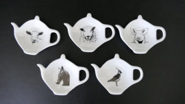 Tea bag / tea tip holder sheep