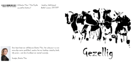 wenskaart: Gezellig