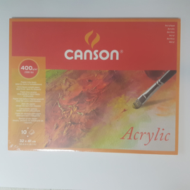 Acryl blok canson 32 x 41, 400 gram