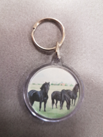 sleutelhanger paard (rond)