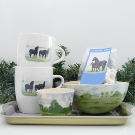 Friese paarden geschenken/cadeau pakket