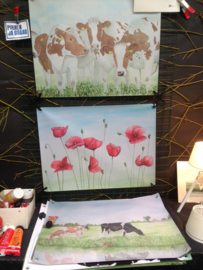 Klaprozen tuinposter