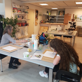 Vrijdag 4 april 2024: workshop aquarel schilderen (op papier) in Raalte