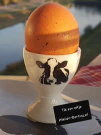Egg holder cow