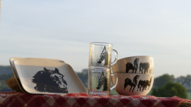 Paarden servies set 2 personen