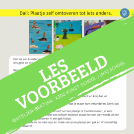 Les: Schilderen met Kunstenaar Dali. Op school of na schools aanbod