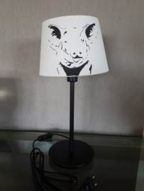 Varken lamp met ronde poot