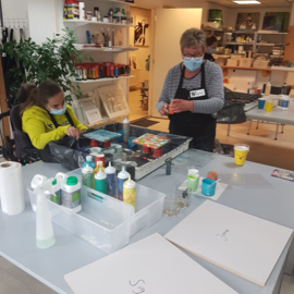 resultaten mei 2021:  Acryl gieten in Raalte