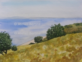 Landschafts Aquarell malerei