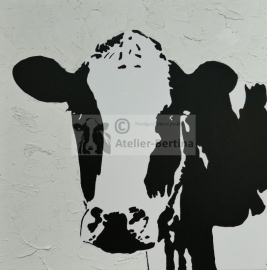 Cow acrylic painting