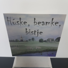 wenskaart: Huske beamke bistje