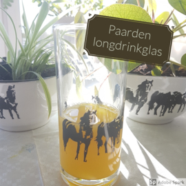 Paarden longdrinkglas